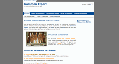 Desktop Screenshot of gammon-expert.net